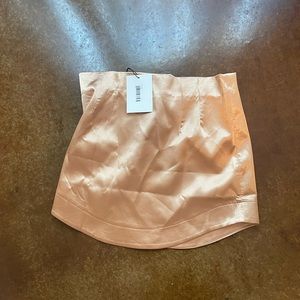 VICI. My Scene Satin Mini Skirt - Copper. Size Medium. NWT.